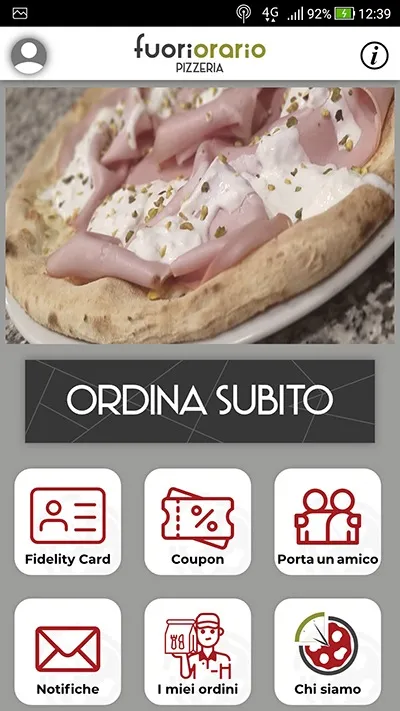 APP Fuori Orario Pizzeria - Panoramica